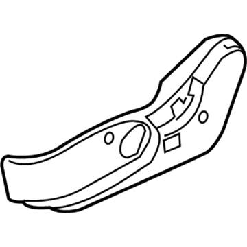 Hyundai 88051-2V100-RY Shield Cover-Seat Driver Outer