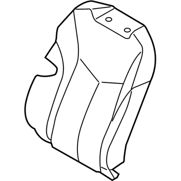 Hyundai 88360-2V020-SD6 Front Driver Side Seat Back Covering