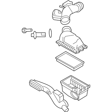 Ford 7H6Z-9600-A Air Cleaner Assembly