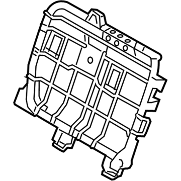 Nissan 88651-3NF0A Frame Assy-Back, Rear Seat