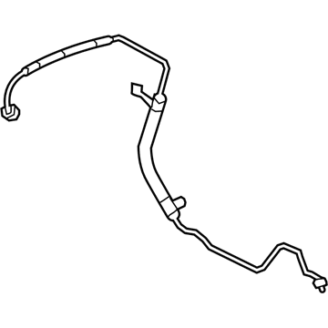Kia 575102G500DS Hose Assembly-Power STEE