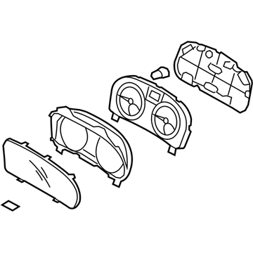 Kia 940011G233 Cluster Assembly-Instrument