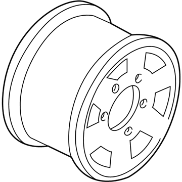 GM 9591532 Wheel Rim Assembly 15X7Jj Styled 127.0 Bcd 5 Holes