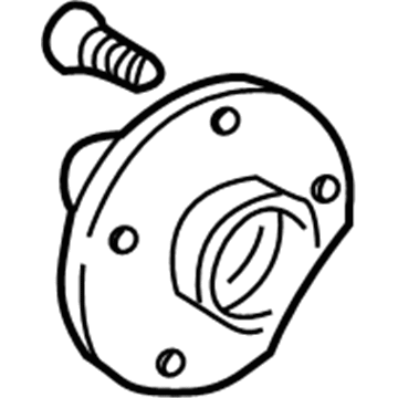 Lexus 43502-06040 Hub Sub-Assy, Front Axle