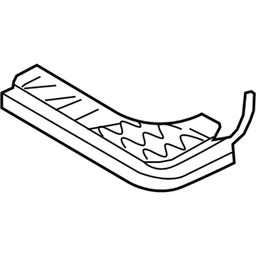 Hyundai 89101-2B000 Frame Assembly-Rear Seat Cushion, LH