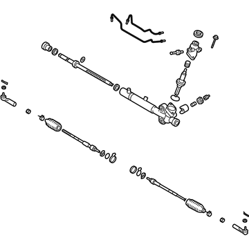 Infiniti 49001-AC80A Power Steering Gear & Linkage Assembly