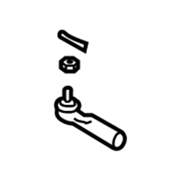 Nissan D8520-AL525 Socket Kit-Tie Rod, Outer