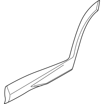 Hyundai 87732-N9000-CA GARNISH ASSY-RR DR SIDE, RH