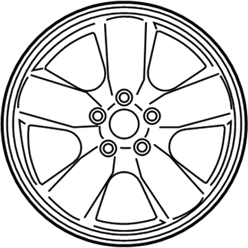 Toyota 42611-AD021 Wheel, Alloy