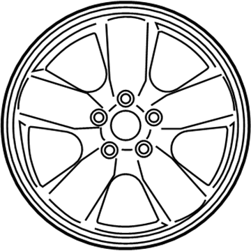 Toyota 4260D-04010 Wheel, Alloy