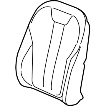 BMW 52-10-7-932-153 COVER FOR COMFORT BACKREST, L