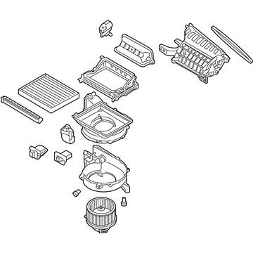 Hyundai 97100-F2000 Blower Unit