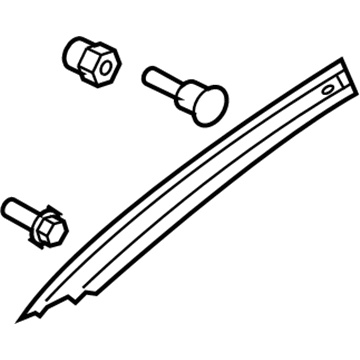Acura 84101-SJA-A05ZH Garnish Assembly, Right Front Pillar