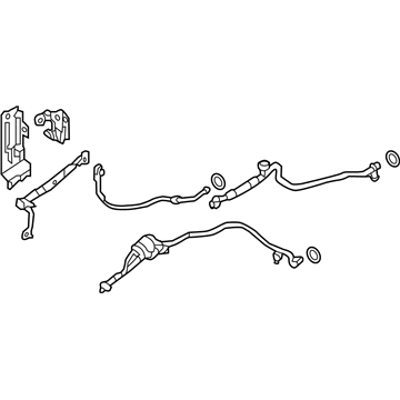 Nissan 92441-3NK0B Pipe-Front Cooler, High A