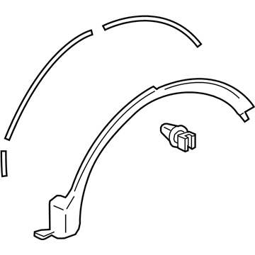 Toyota 75605-0R030 Wheel Opening Molding