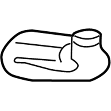 Honda 17252-PVJ-A00 Tube B, Side Branch