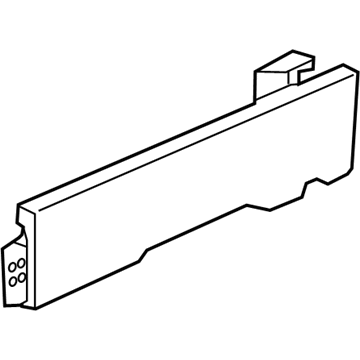 Honda 81719-SHJ-A01ZH Cover, L. RR. Middle Seat Riser (Inner) *NH686L* (LIGHT WARM GRAY)