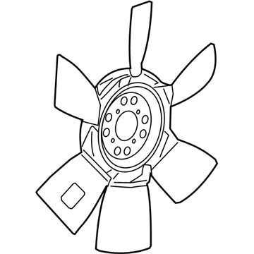 GM 23331305 Fan Blade