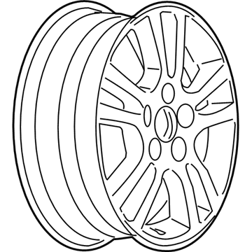 GM 9594788 Wheel, Alloy