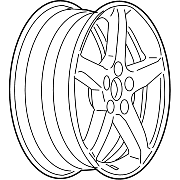 GM 9596655 Wheel, Alloy