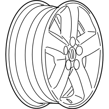 GM 9594792 Whl Asm - 17X7.0 Clad Almn For Epsilon