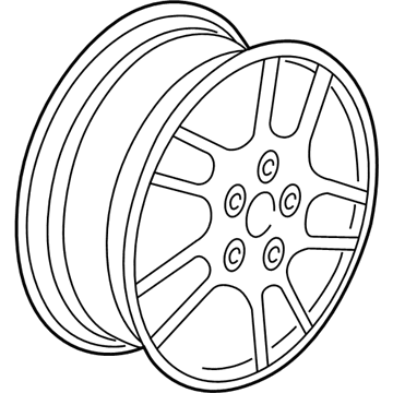 Mopar 5EZ99PAKAD Aluminum Wheel