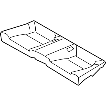 Hyundai 89160-2M050-N3B Rear Seat Cushion Cover