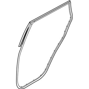 Kia 83140B2000GA6 WEATHERSTRIP Assembly-Rear Door Side