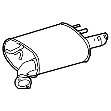 Toyota 17430-F0341 Muffler