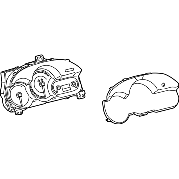 Toyota 83800-02T90 Cluster Assembly