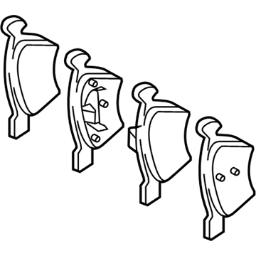 Mopar 5143230AA Front Disc Brake Pad Kit