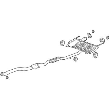 GM 23328476 Muffler & Pipe