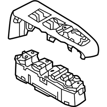 Kia 93570A9300DGH Power Window Main Switch Assembly