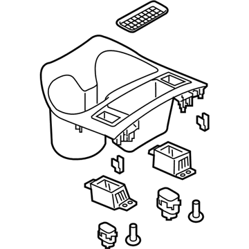 Nissan 96912-6FK1A Panel-Console Switch