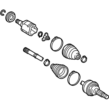 Lexus 42340-0E020 Shaft Assy, Rear Drive, LH