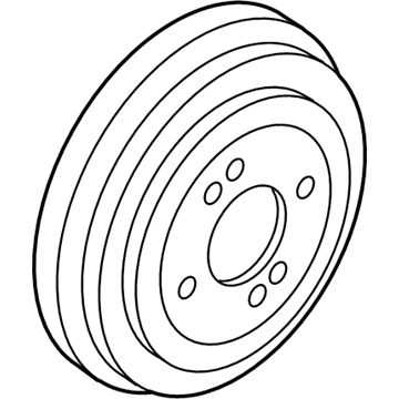 Hyundai 58411-1G000 Drum-Rear Brake