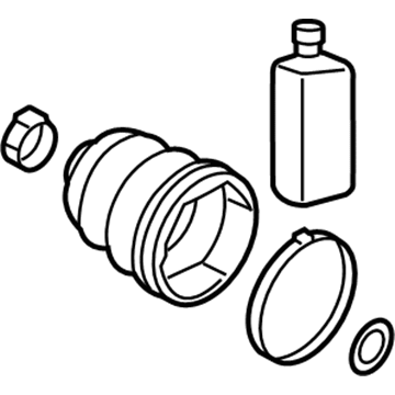 Kia 49595A64A5 Boot Kit-Front Axle Differential