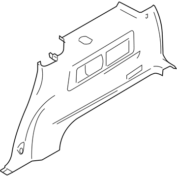 Ford 6L2Z-7831013-CAC Quarter Trim Panel