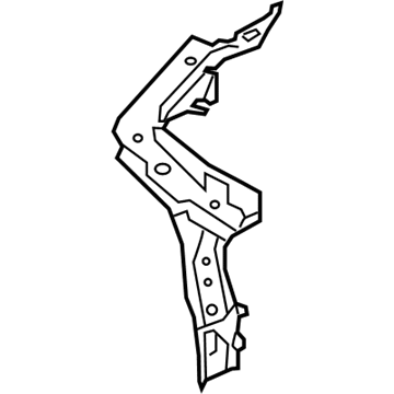 BMW 41-00-7-284-101 Supporting Strut, Whl House, Interior Left