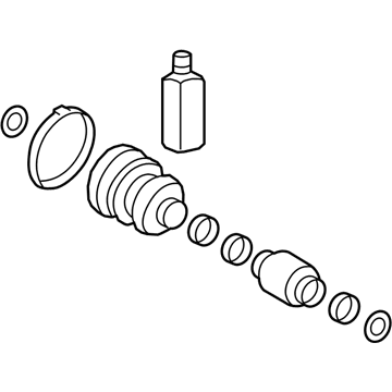 Hyundai 49576-J9100 DAMPER Kit-FR Axle Dynamic, LH