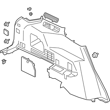 Ford LB5Z-7831013-FC Quarter Trim Panel