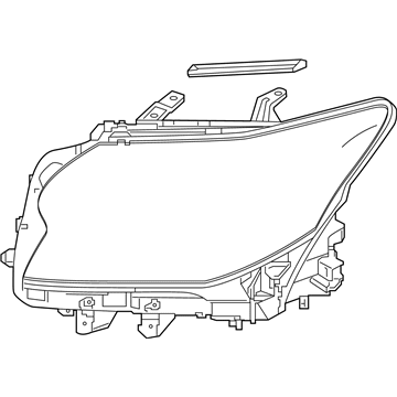 Lexus 81145-60Q00 Headlamp Unit With Gas