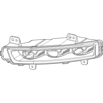 Mopar 68525276AA FRONT FOG