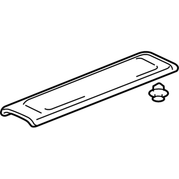 Honda 84201-SJC-A01ZB Garnish Assy., R. FR. Side (Inner) *NH607L* (TU DARK GRAY)