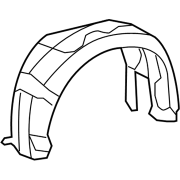 Lexus 53875-33170 Liner, Front Fender, RH