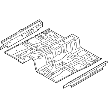 Kia 651103T210 Panel Assembly-Center Floor