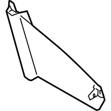 BMW 51-35-7-129-811 Roller Sun Screen, Triangular Window Left