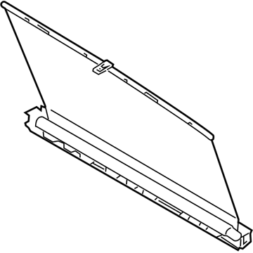 BMW 51-42-9-152-511 Left Rear Door Sun Blind
