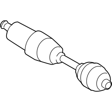 BMW 31-60-8-682-367 OUTPUT SHAFT FRONT LEFT