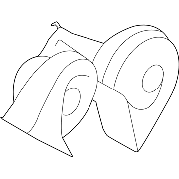 Ford FR3Z-13832-E Horn Assembly